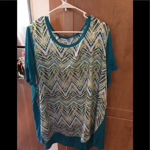 Multi- colored fun top